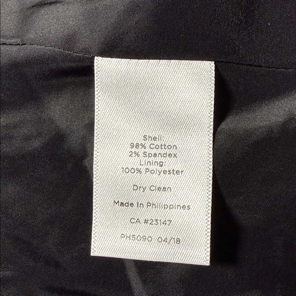 Talbots Black White Houndstooth Jacquard Suiting Jacket 10 Classic Work Chic - Picture 12 of 13